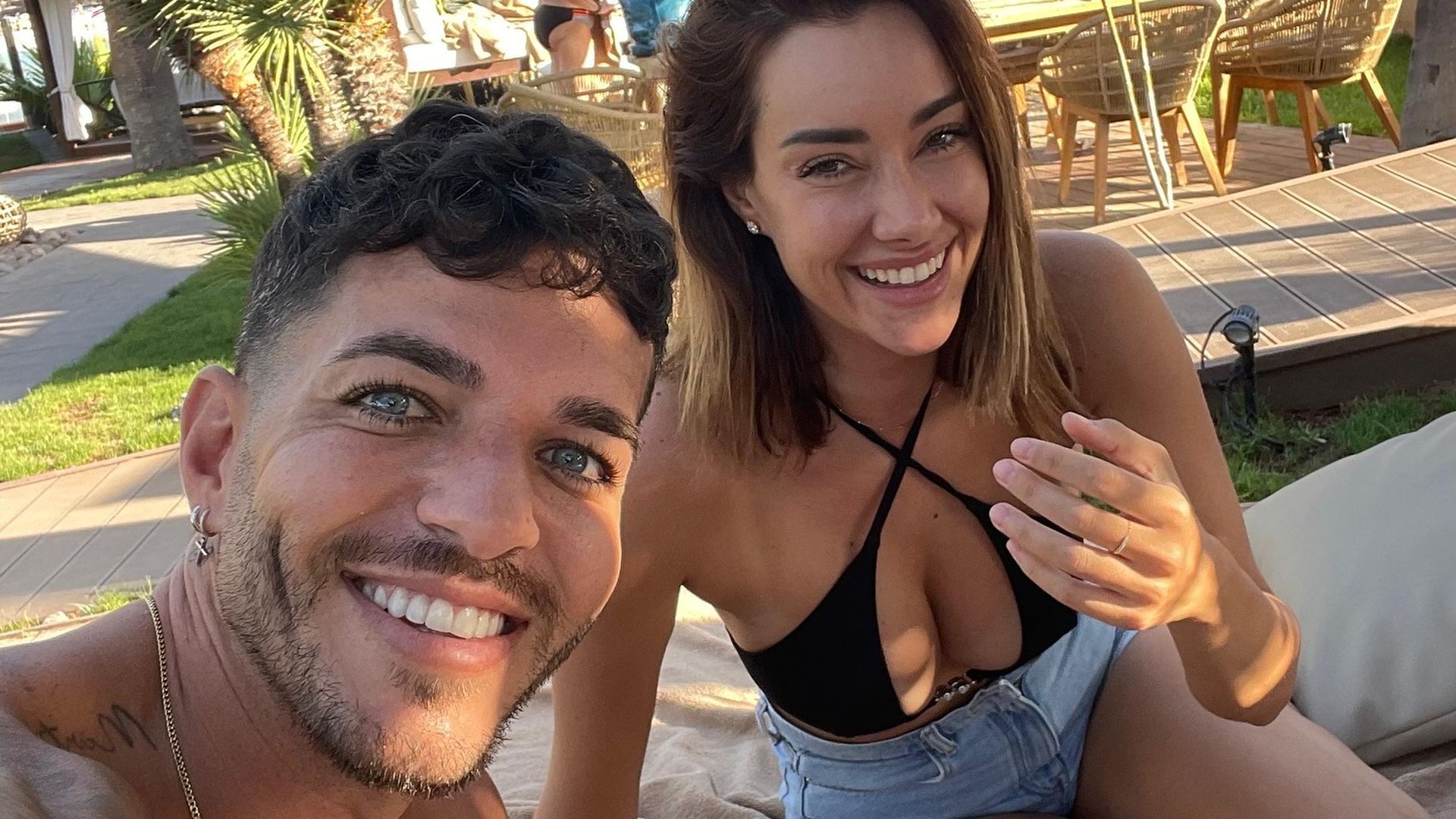 Adara Molinero y su novio Adara Molinero y su novio