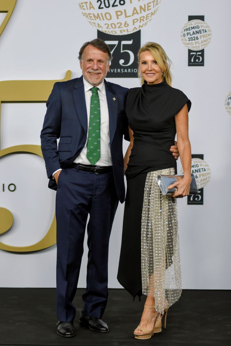 El presidente del Grupo Planeta, José Creuheras, y su mujer, Columna Martí