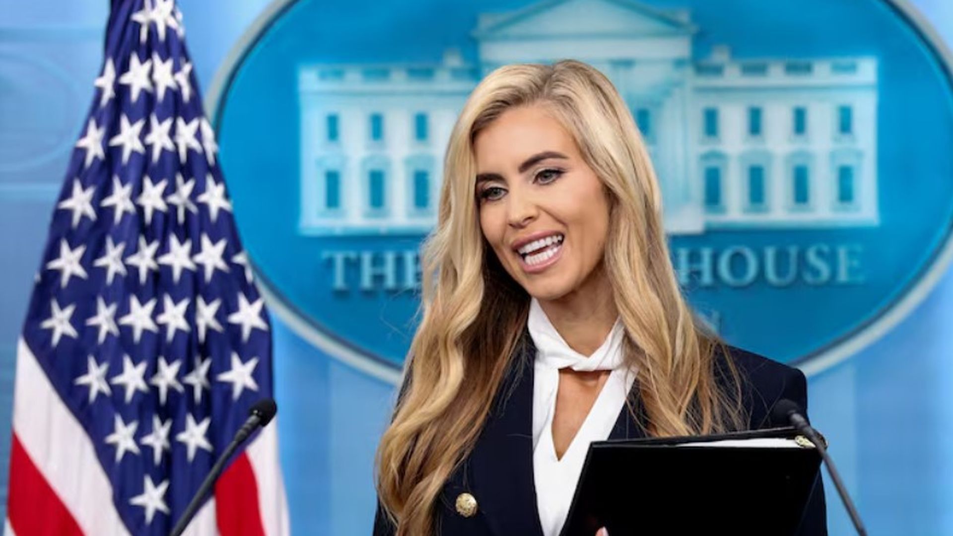 Katie Zacharia, la nueva portavoz de la Casa Blanca. Katie Zacharia, la nueva portavoz de la Casa Blanca.