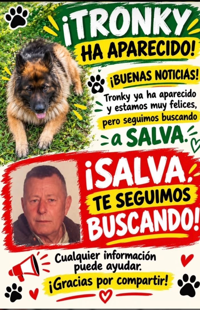 La búsqueda de Salva continúa en Losar de la Vera tras la aparición de Tronky