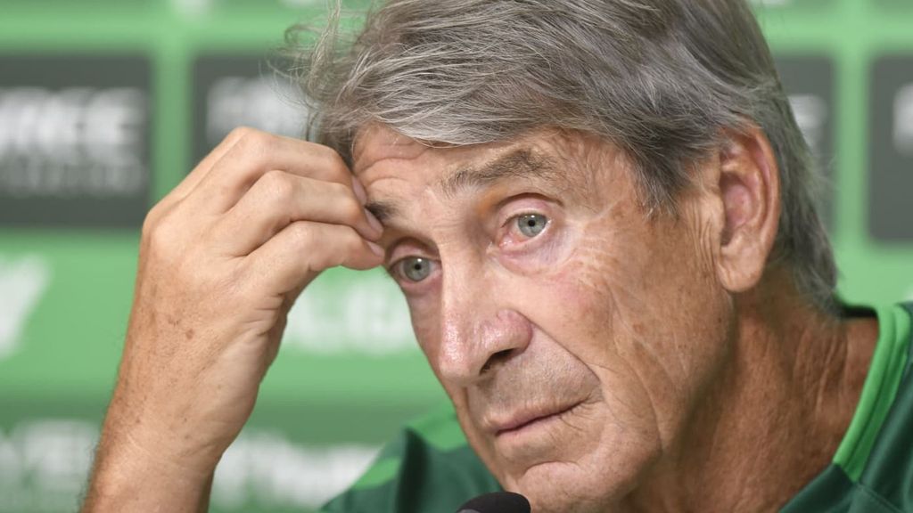 Pellegrini, en la rueda de prensa previa al Betis-Barça