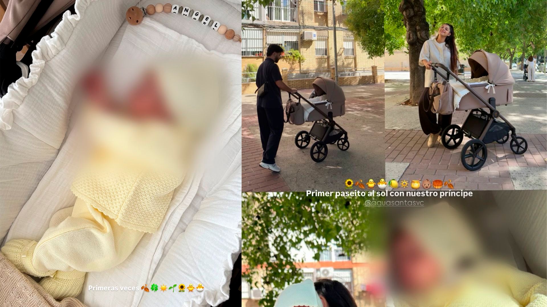 Primer paseo en familia
