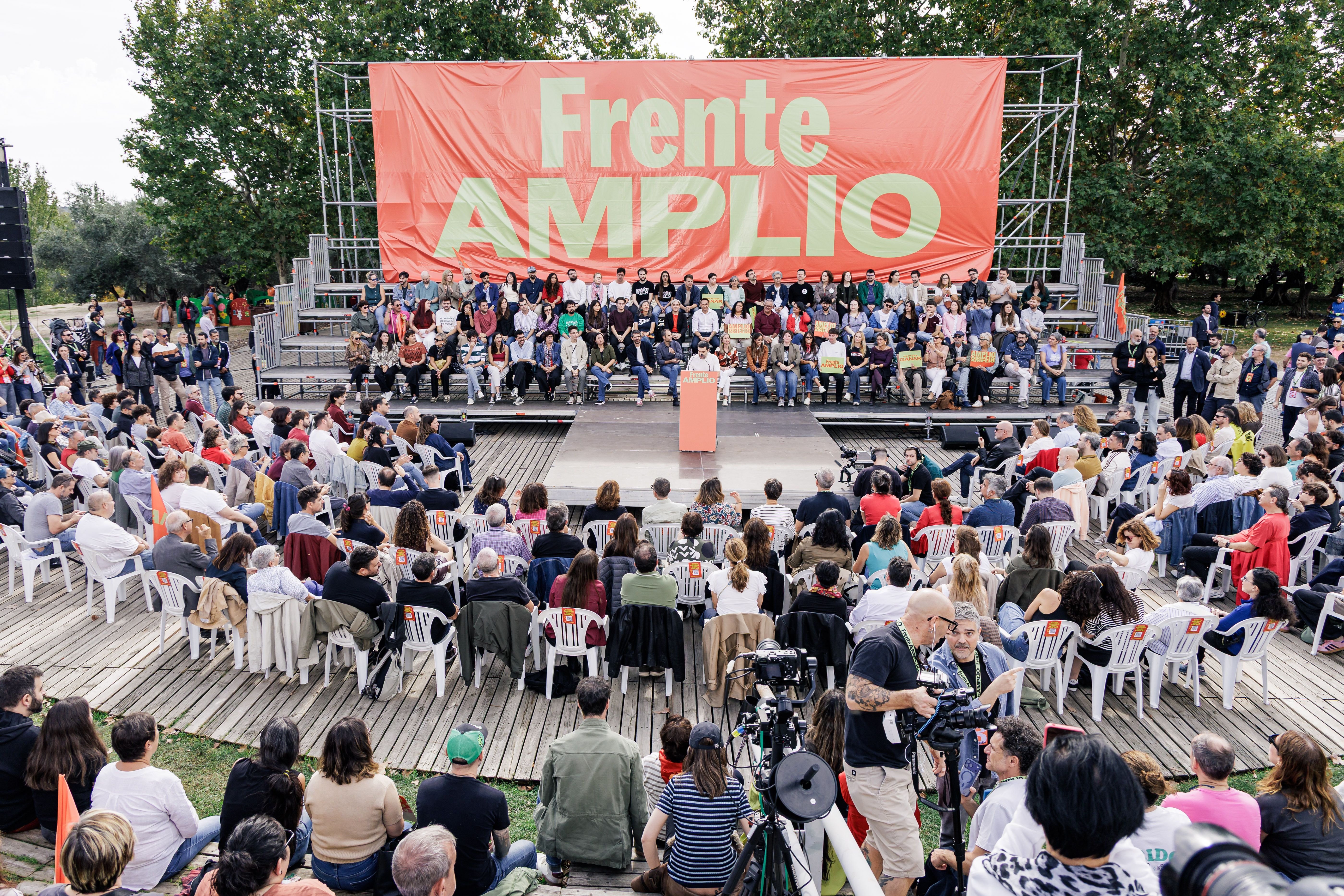 Acto de presentación del Frente Amplio en Madrid