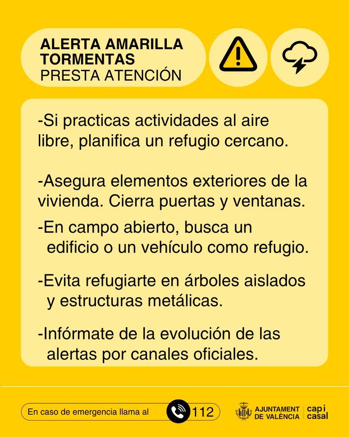 Aviso amarillo