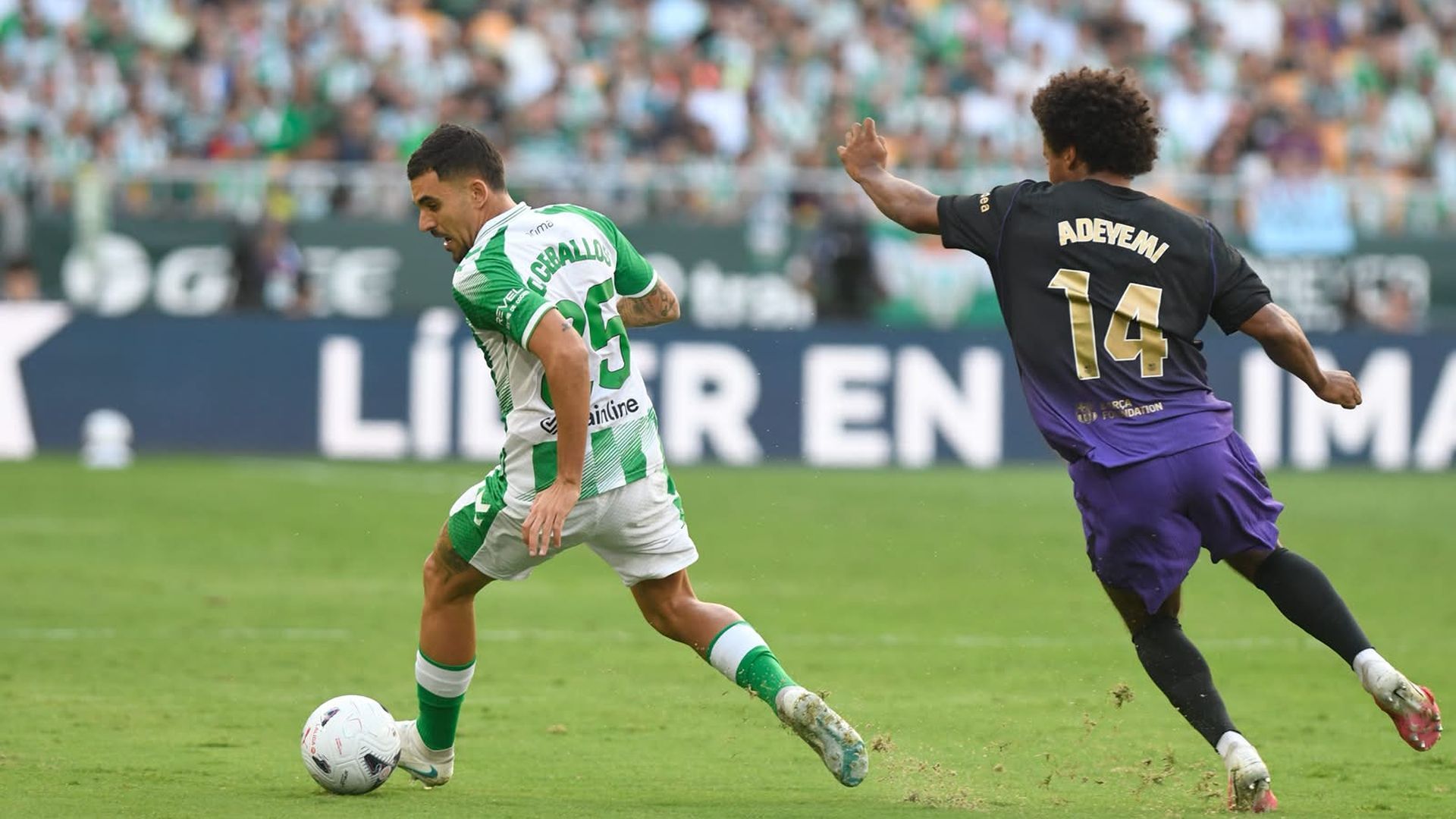 Dani Ceballos, contra el FC Barcelona