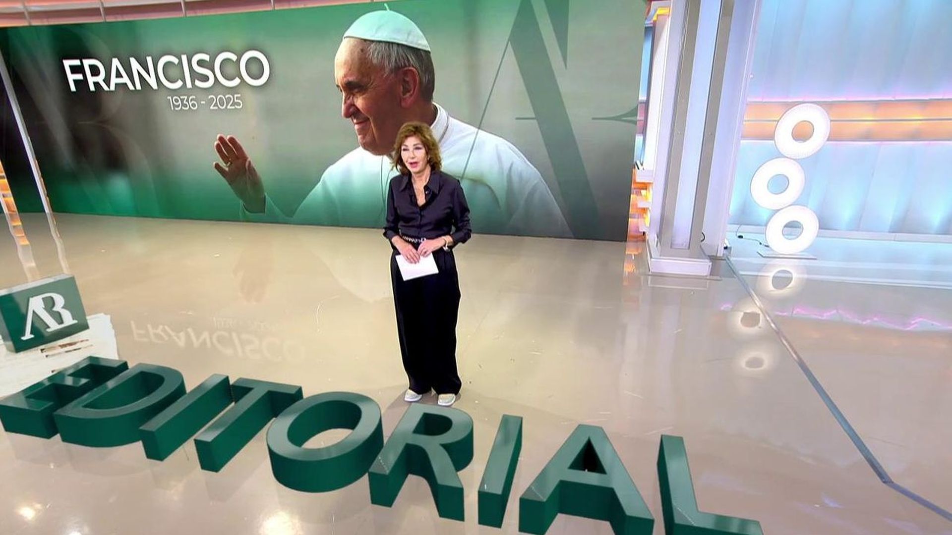 El último adiós de Ana Rosa al Papa: "Se ha ido el papa de los pobres, el papa de los desamparados"