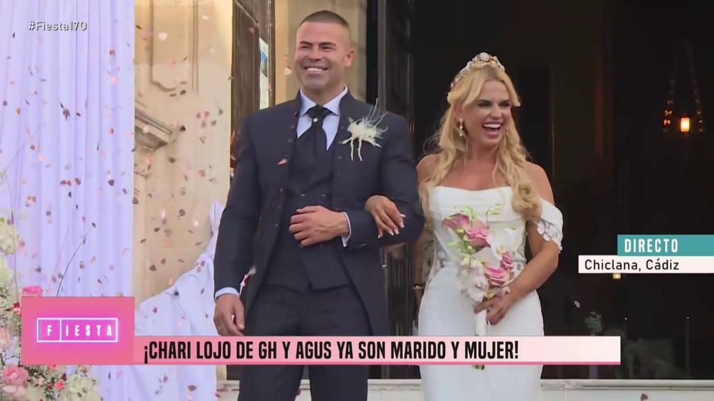Primeras palabras de Chari Lojo y Agustín Redondo tras convertirse en marido y mujer