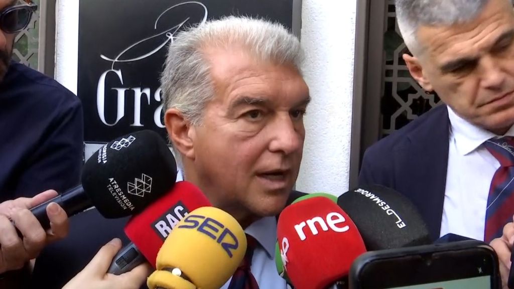 Joan Laporta responde con dureza al Real Madrid tras sus ataques a Javier Tebas