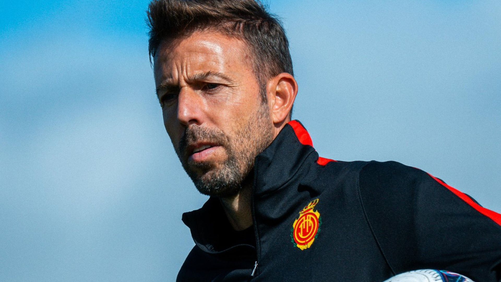Luis García, con el Mallorca