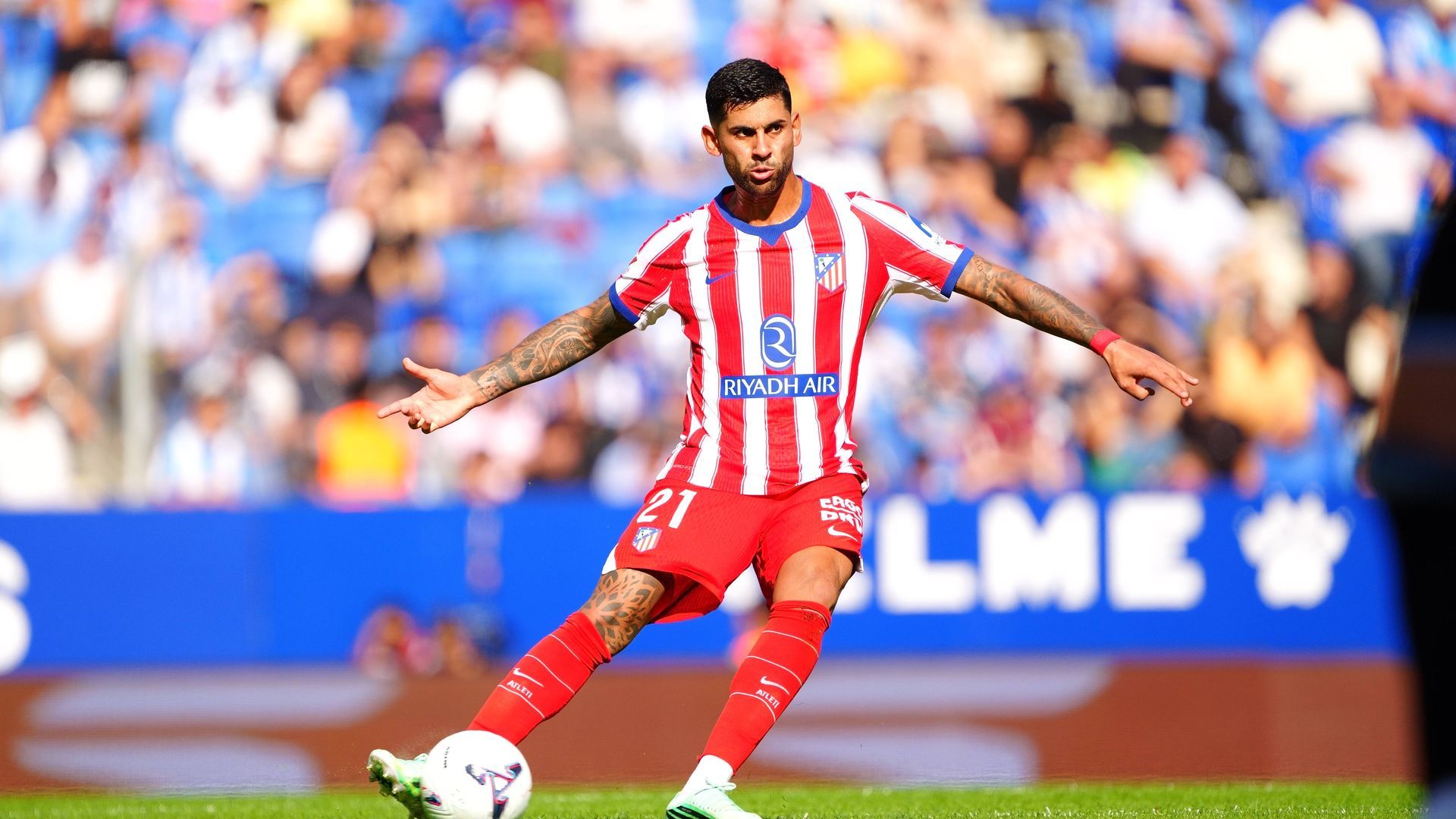 Cuti Romero, durante el Espanyol-Atlético de Madrid. Cuti Romero, durante el Espanyol-Atlético de Madrid.