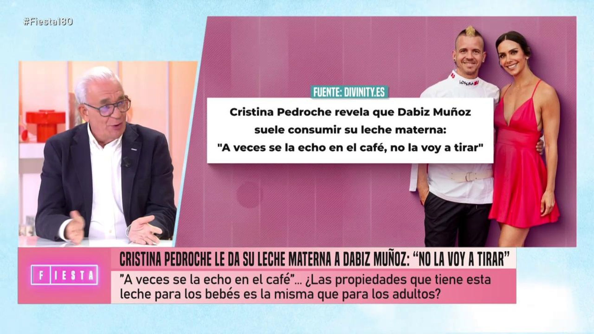 El doctor Sánchez Martos aclara si la leche materna es buena para los adultos.