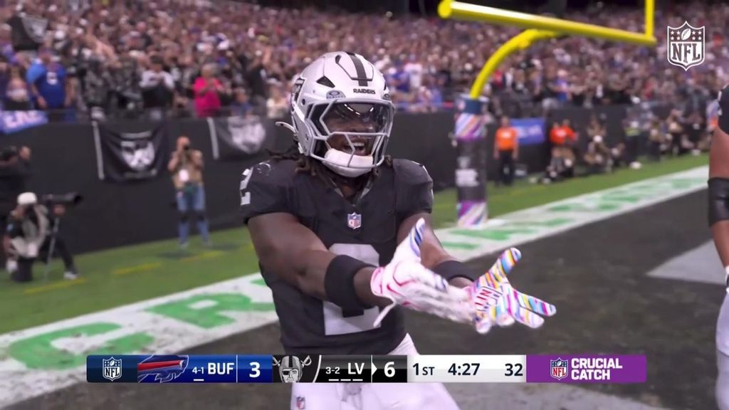 El Kamekameha de Jeanty, una celebración top para un touchdown de estreno