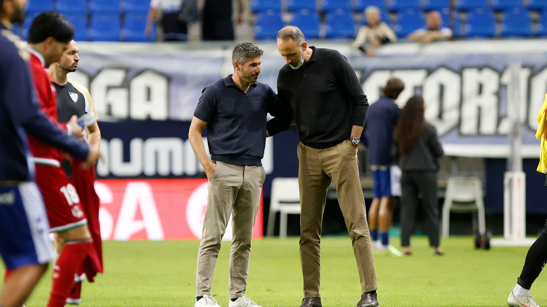 Pellegrino Matarazzo, durante el Málaga-Real Sociedad.