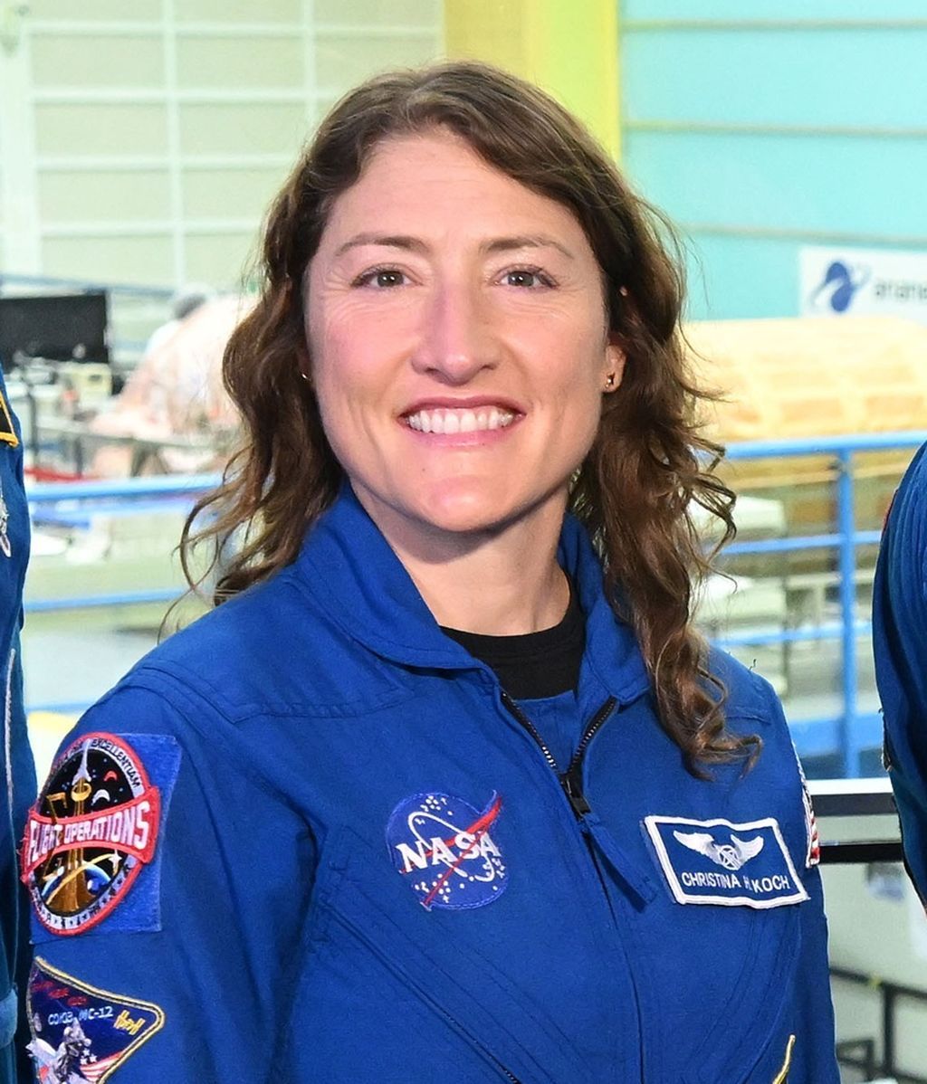 Christina Koch antes de Artemis II