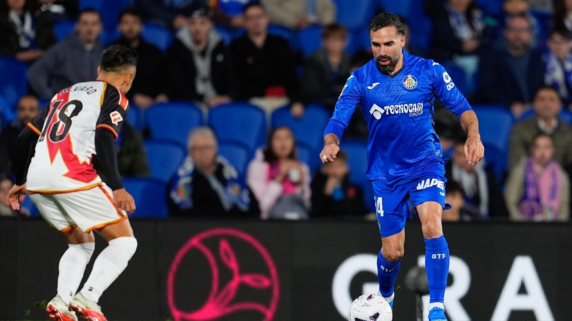 Dani Carvajal, en el Getafe-Rayo
