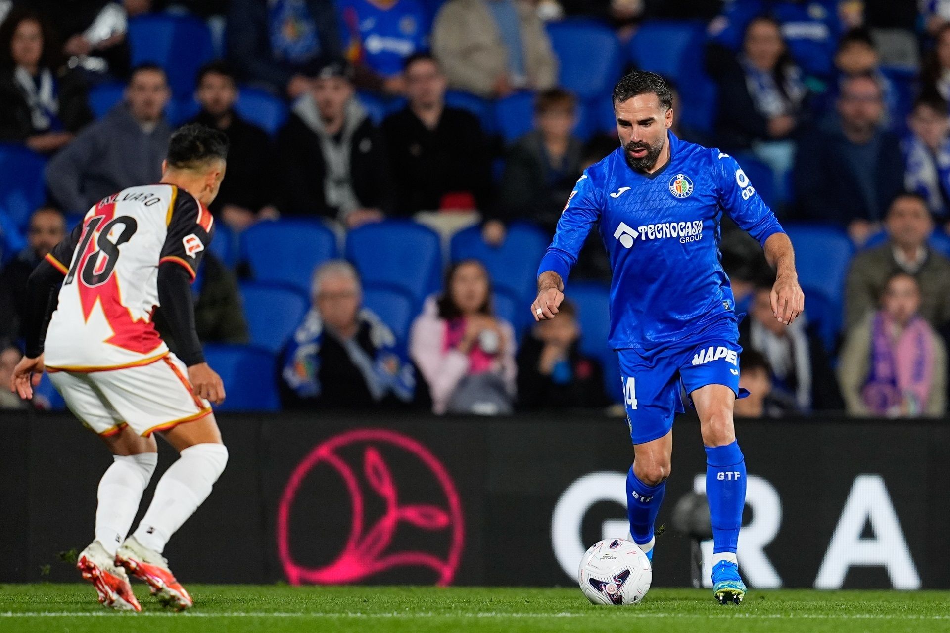 Dani Carvajal, en el Getafe-Rayo