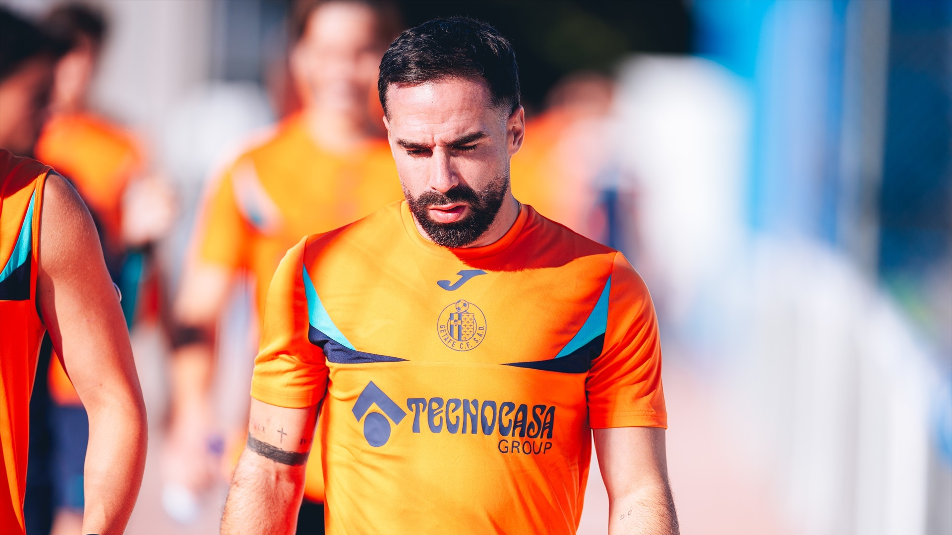 Dani Carvajal, en un entrenamiento con el Getafe Dani Carvajal, en un entrenamiento con el Getafe