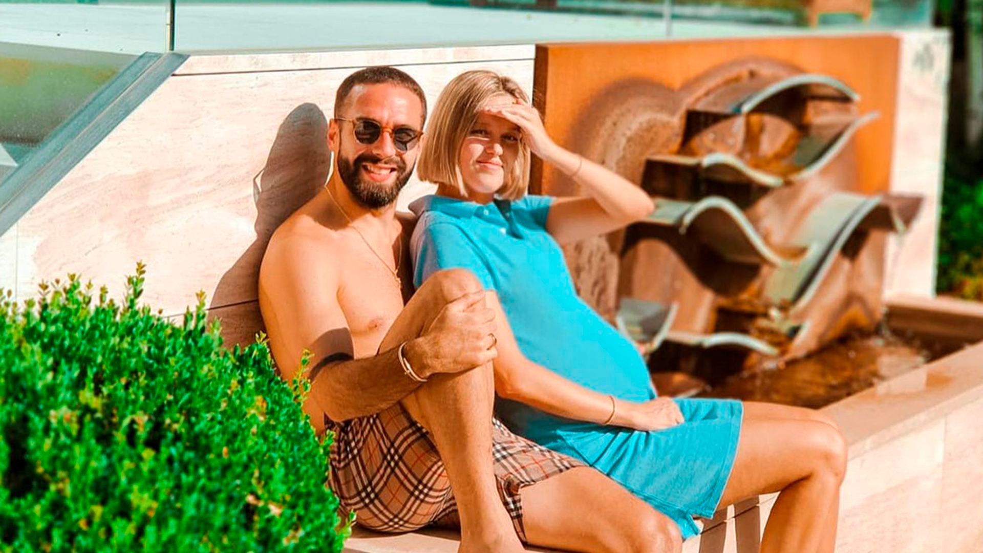 Dani Carvajal y su mujer, Daphne Cañizares Dani Carvajal y su mujer, Daphne Cañizares
