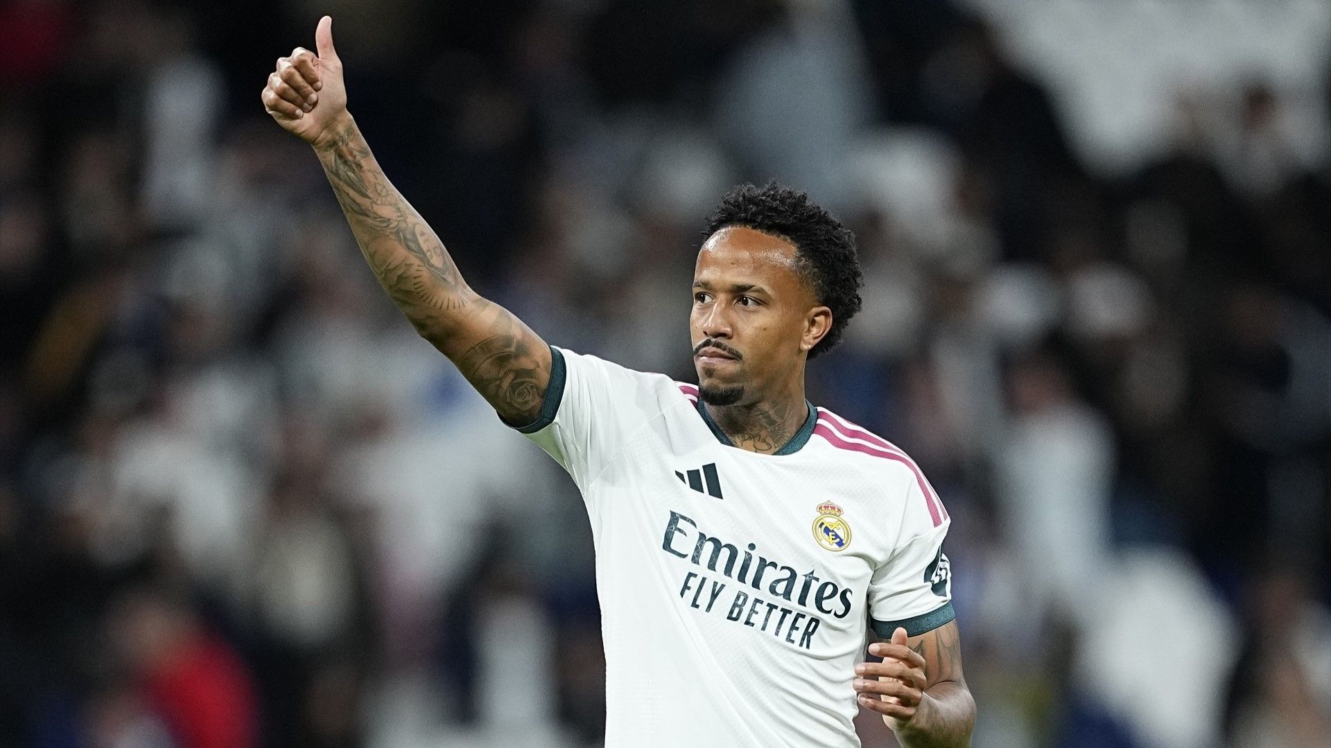 Éder Militao, en su regreso al terreno de juego Éder Militao, en su regreso al terreno de juego