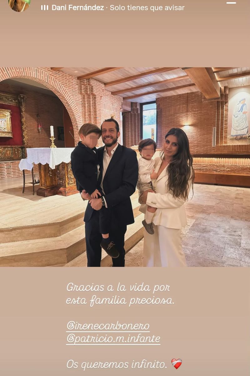 El bautizo de Darío, el sobrino de Sara Carbonero: los looks, imágenes y el recuerdo a su madre, Goyi