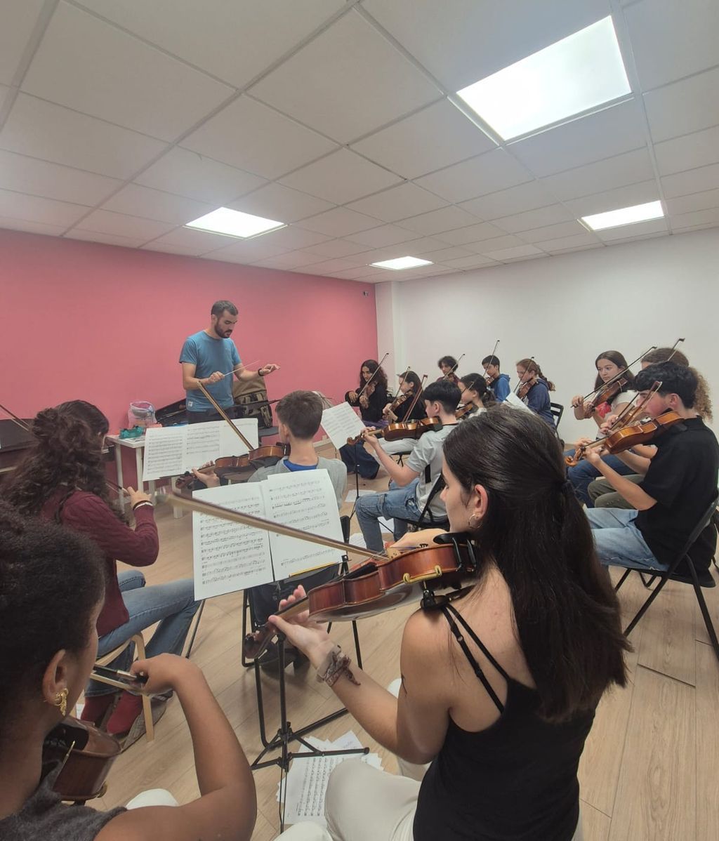 Ensayo de la Orquesta Sinfónica Compostela