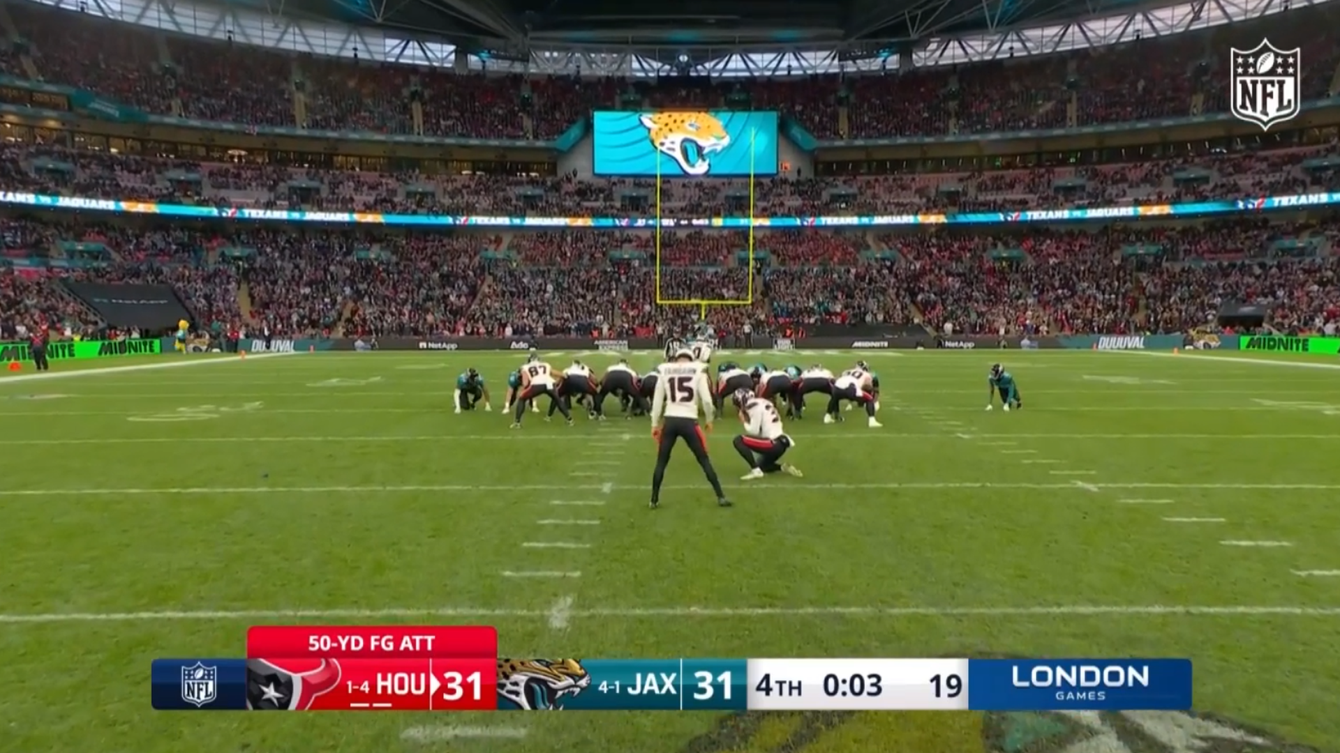 Houston Texans vs Jacksonville Jaguars en Wembley Houston Texans vs Jacksonville Jaguars en Wembley