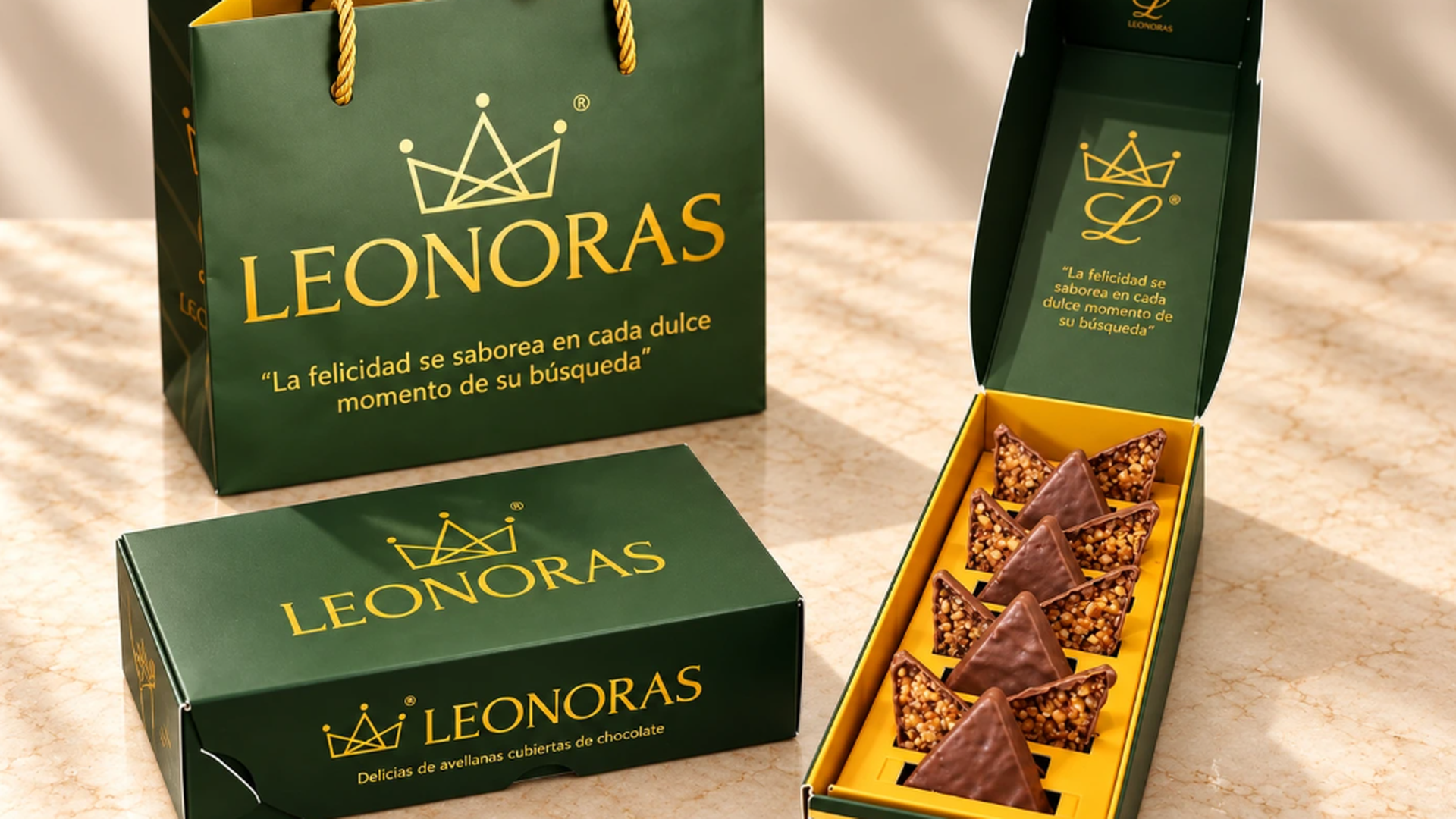 "Leonoras", el dulce gourmet que rinde homenaje a la Princesa de Asturias: un tributo de avellana y chocolate con leche