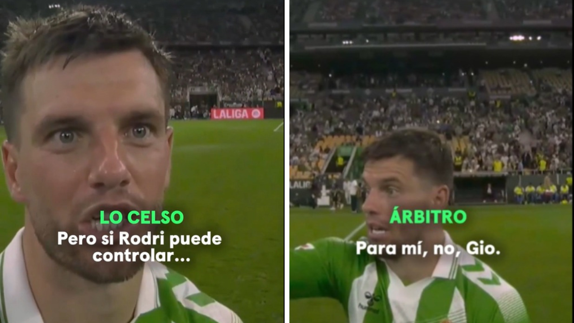 Lo Celso, dialogando con De Burgos Bengoetxea Lo Celso, dialogando con De Burgos Bengoetxea