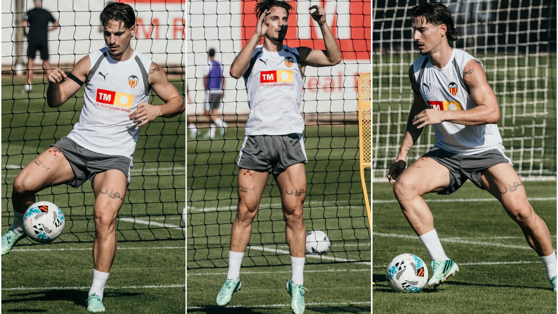 Sergi Canós ya toca balón