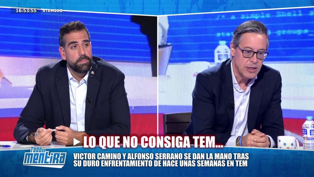 Alfonso Serrano y Víctor Camino se reencuentran tras su último encontronazo: ''Esto se está complicando otra vez''