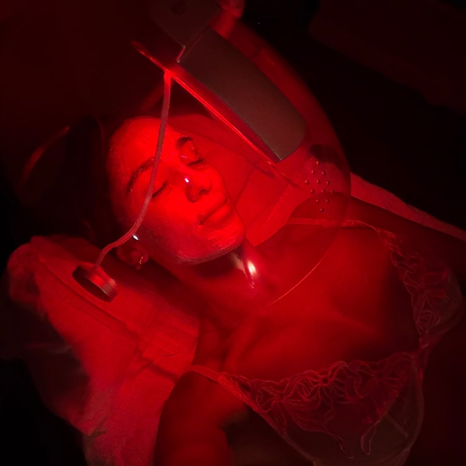 Claudia durante el tratamiento