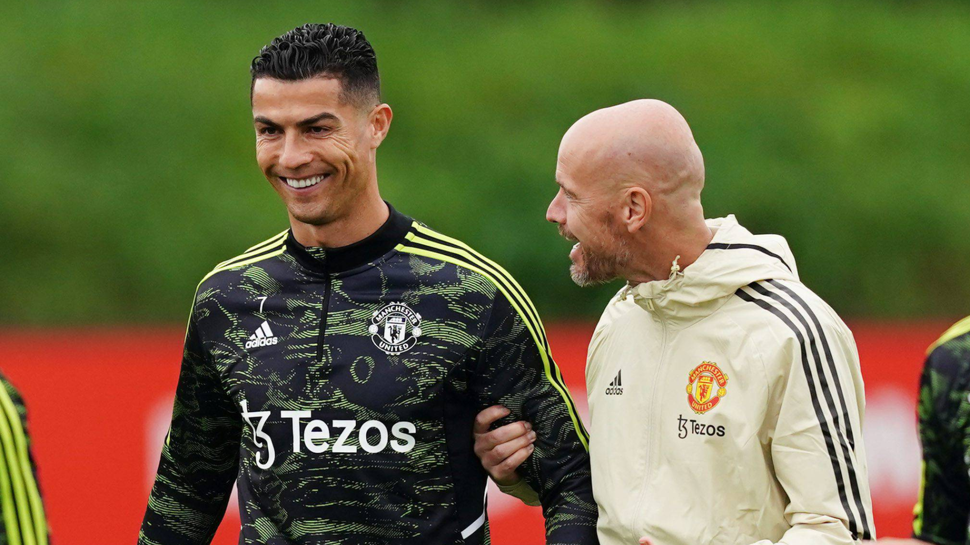 Cristiano Ronaldo y Erik Ten Hag, durante su etapa en el Manchester United Cristiano Ronaldo y Erik Ten Hag, durante su etapa en el Manchester United