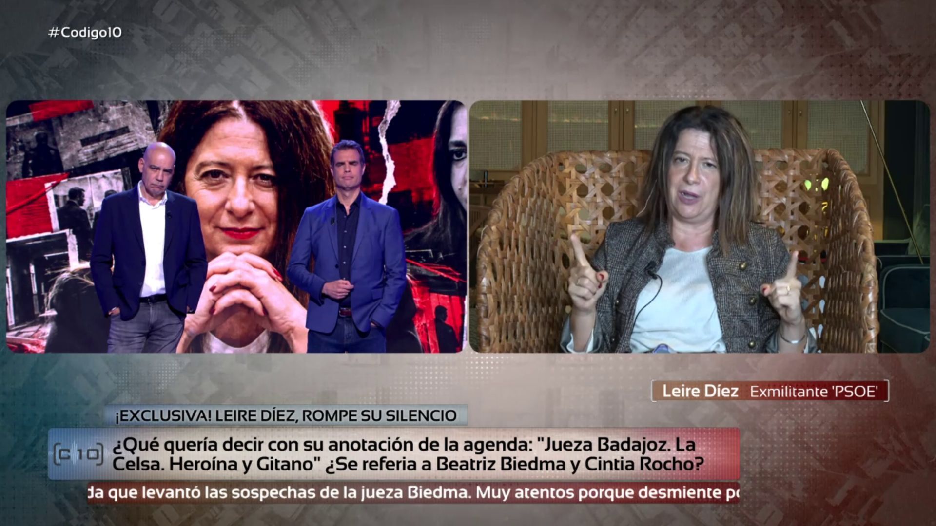 Leire Díez explica por qué se reunió con Sáenz de Tejada y se defiende de las acusaciones: “Eso no significa absolutamente nada”