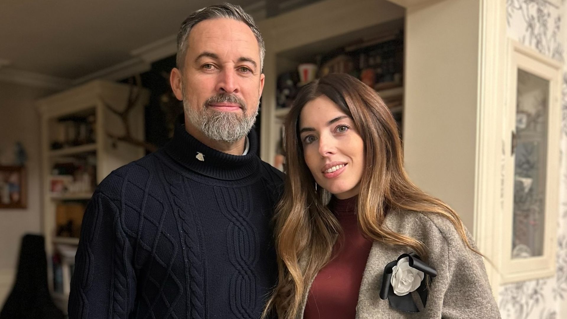 Lidia Bedman y Santiago Abascal