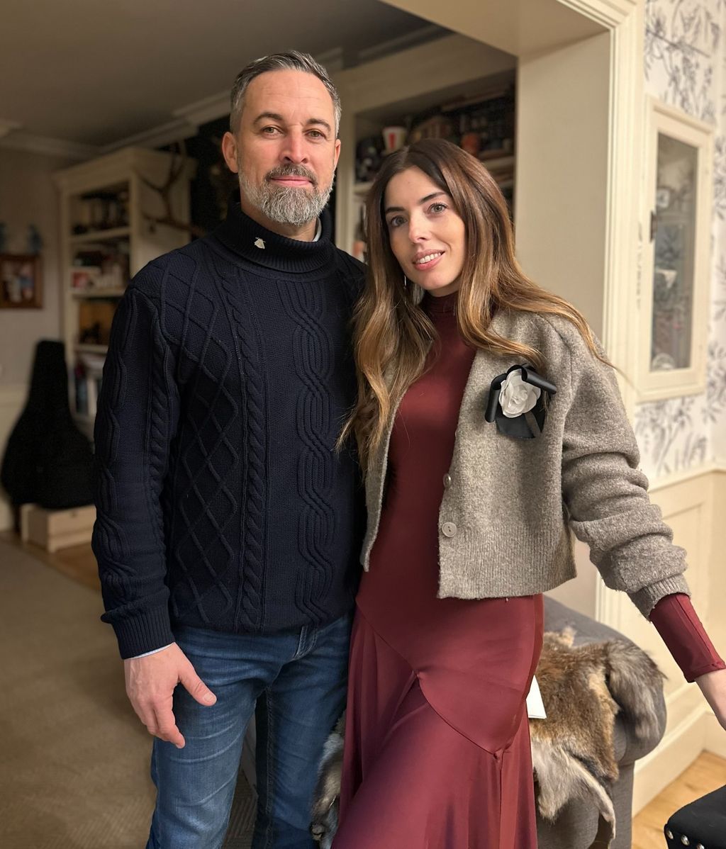 Lidia Bedman y Santiago Abascal