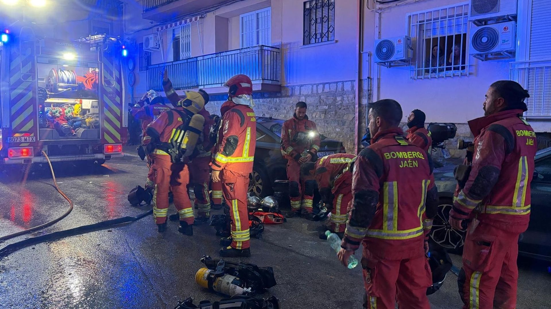 Muere el hombre herido en el incendio de Jaén Muere el hombre herido en el incendio de Jaén