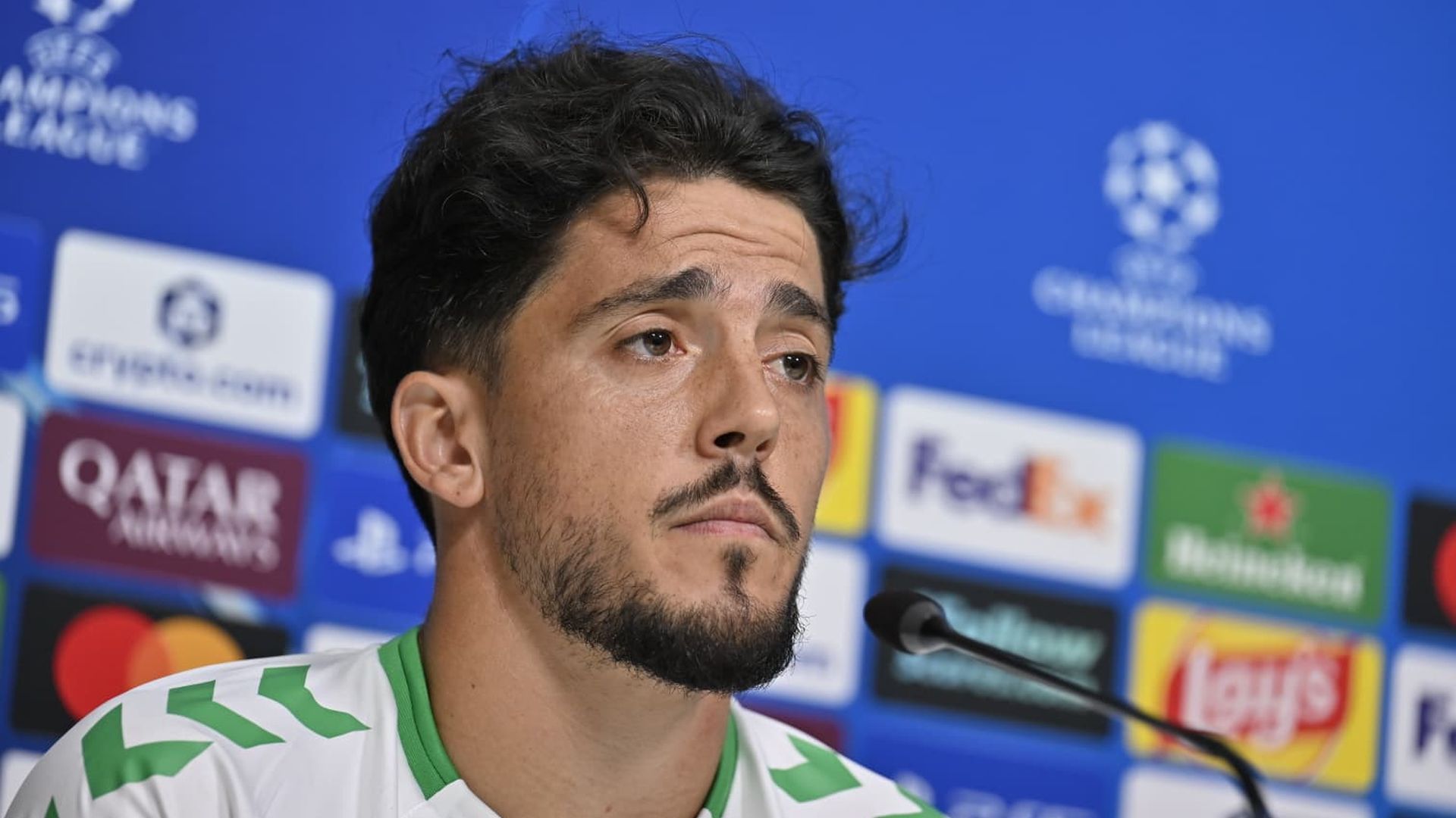 Pablo Fornals, en sala de prensa