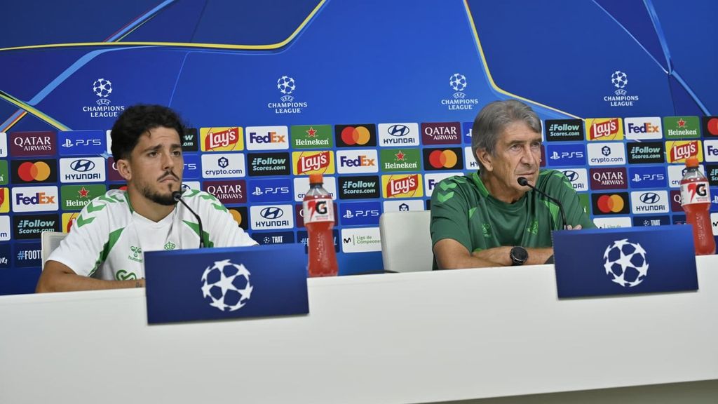 Rueda de prensa de Pellegrini y Fornals