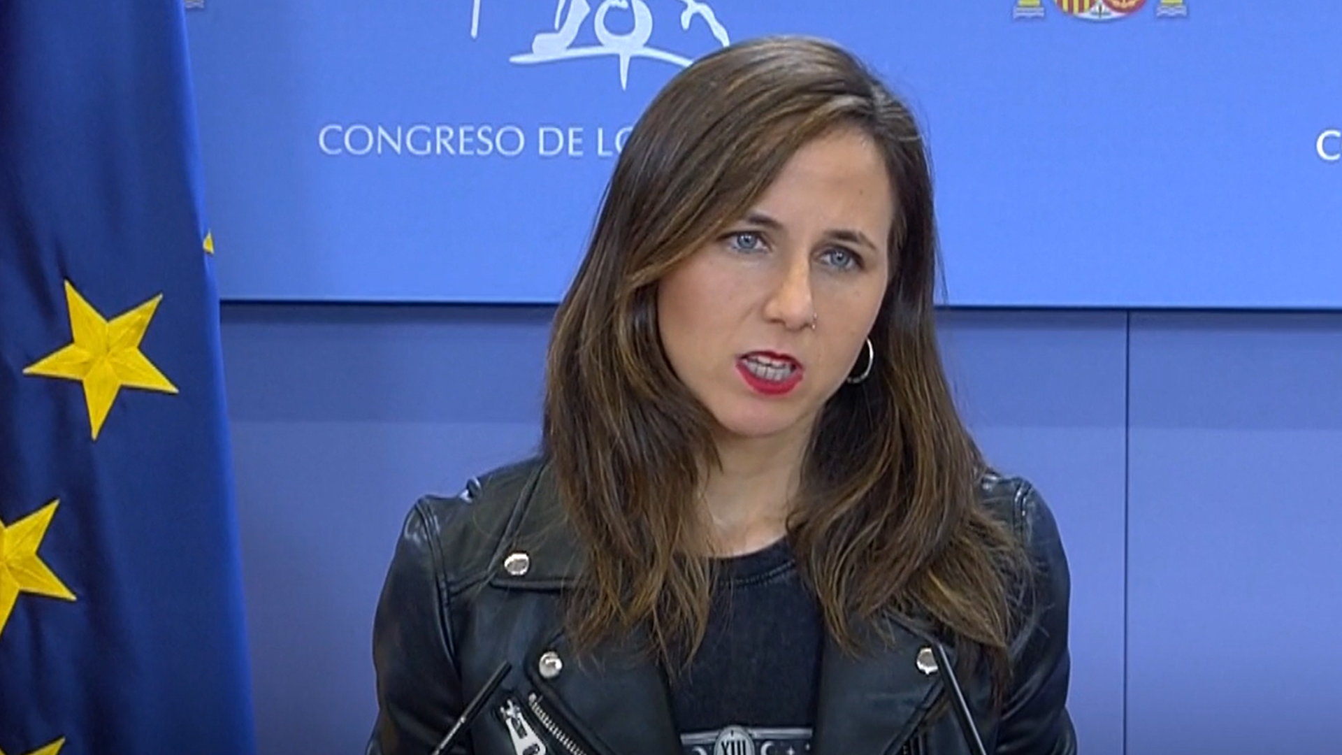 Podemos pone a Irene Montero, en el centro de su campaña: opta por un mensaje "directo y reconocible" sin logo del partido Podemos pone a Irene Montero, en el centro de su campaña: opta por un mensaje "directo y reconocible" sin logo del partido