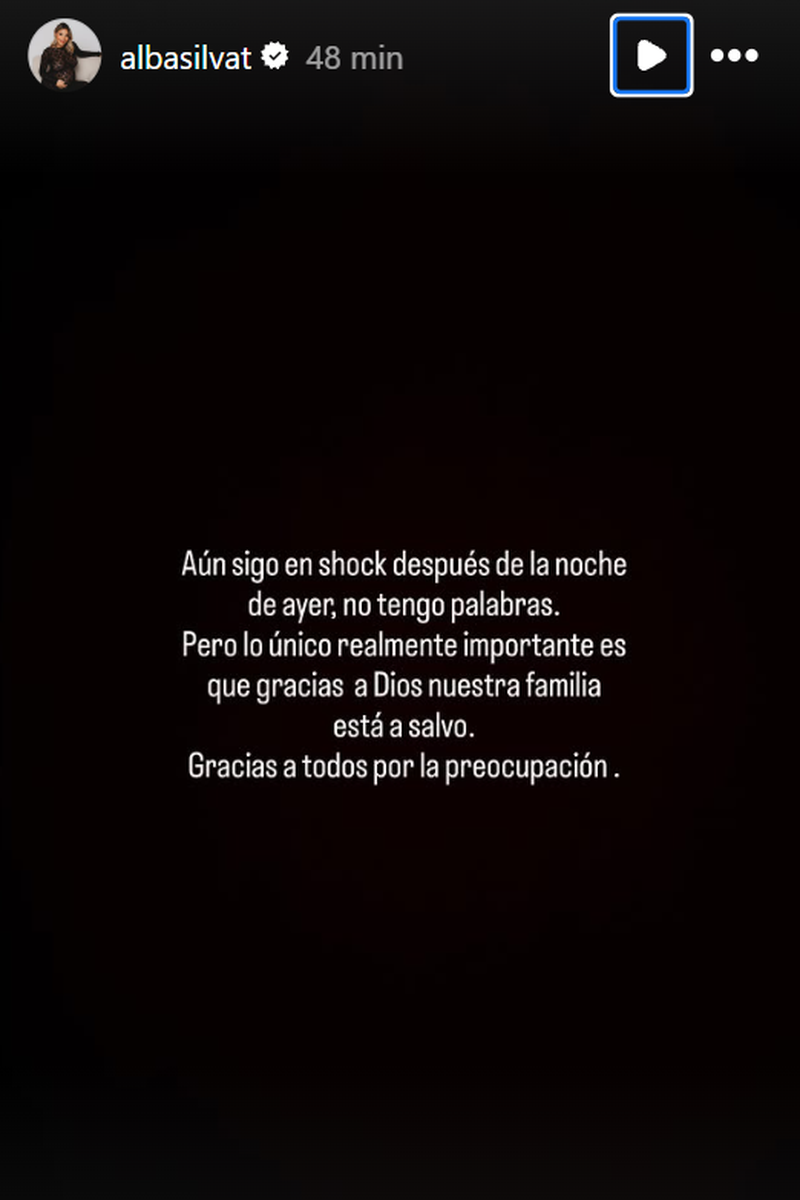 Primeras palabras de Alba Silva sobre el asalto en su casa