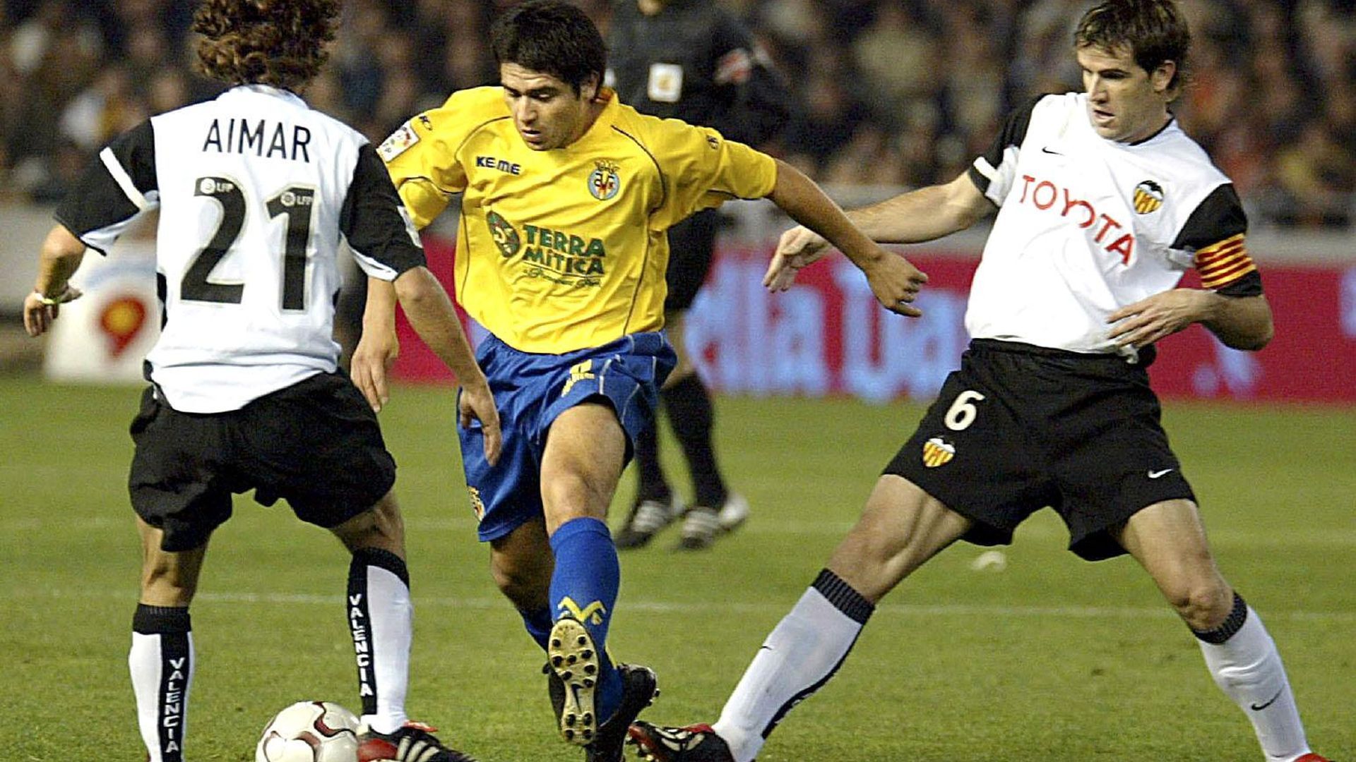 Aimar, Riquelme y Albelda Aimar, Riquelme y Albelda