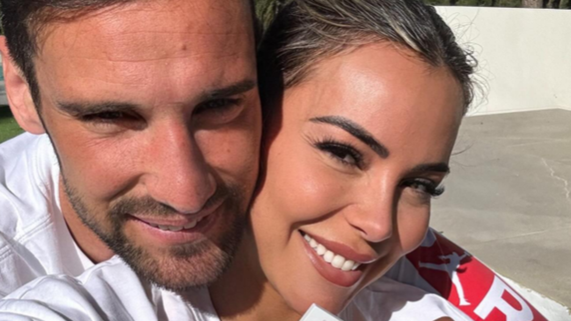 Alba Silva y Sergio Rico. Alba Silva y Sergio Rico.