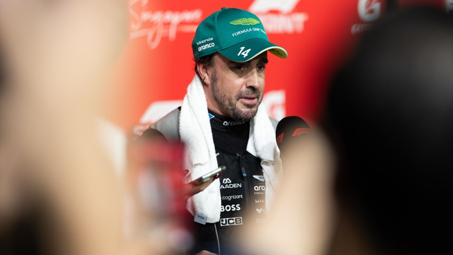 Fernando Alonso, en Singapur