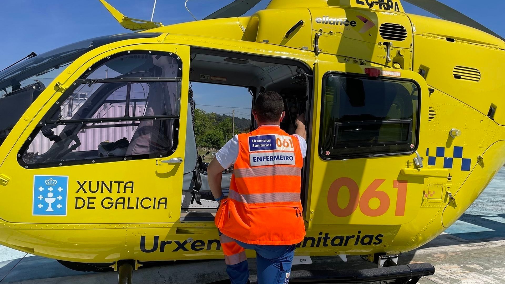 Helicóptero medicalizado de la Xunta de Galicia Helicóptero medicalizado de la Xunta de Galicia