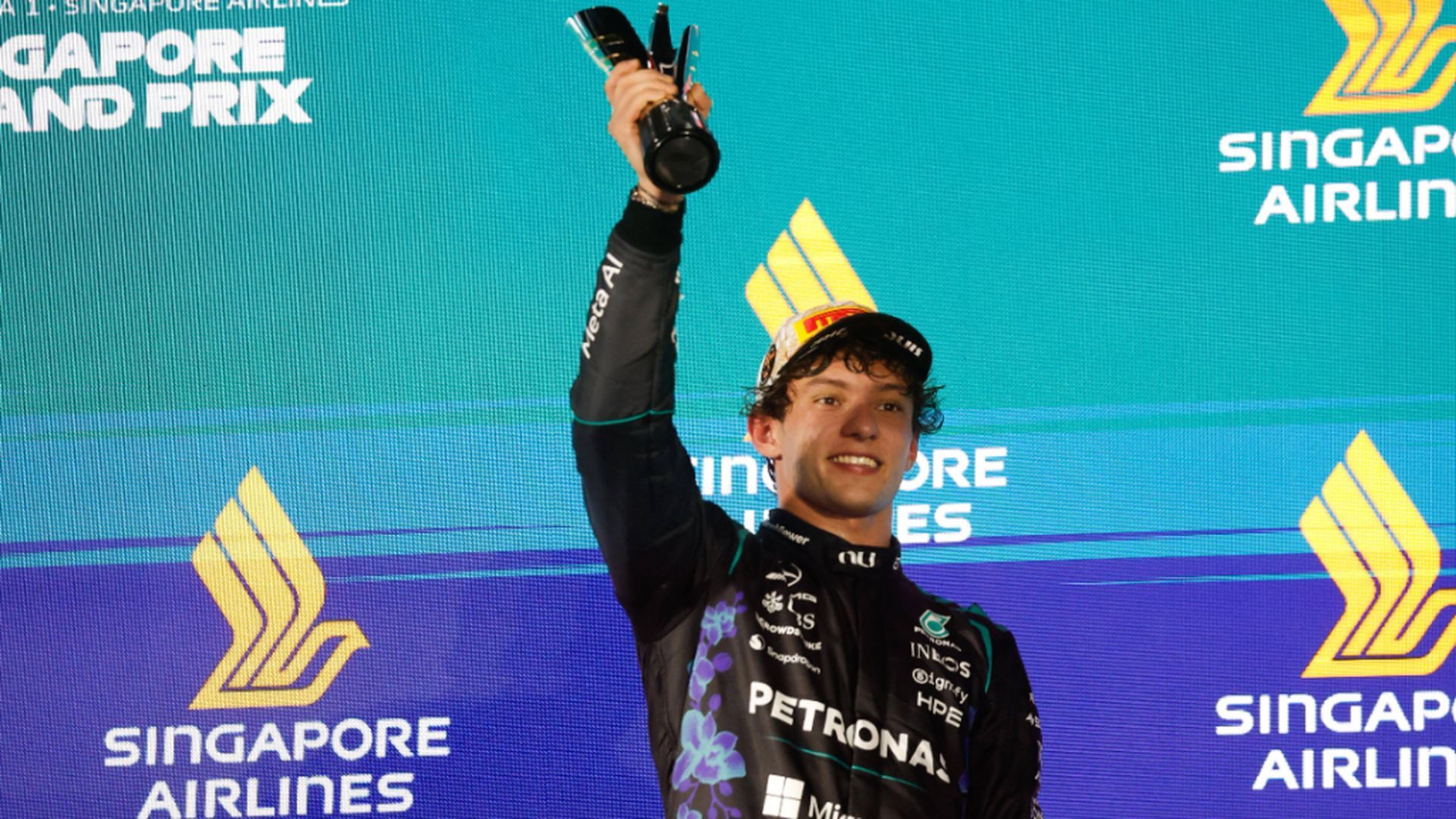 Kimi Antonelli, en Singapur Kimi Antonelli, en Singapur