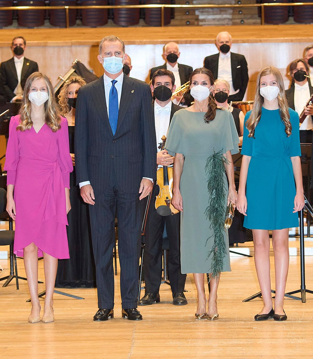 La familia real en el concierto de 2021