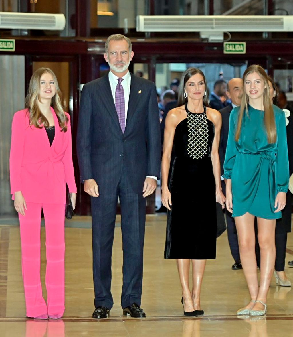 La familia real en el concierto de 2022