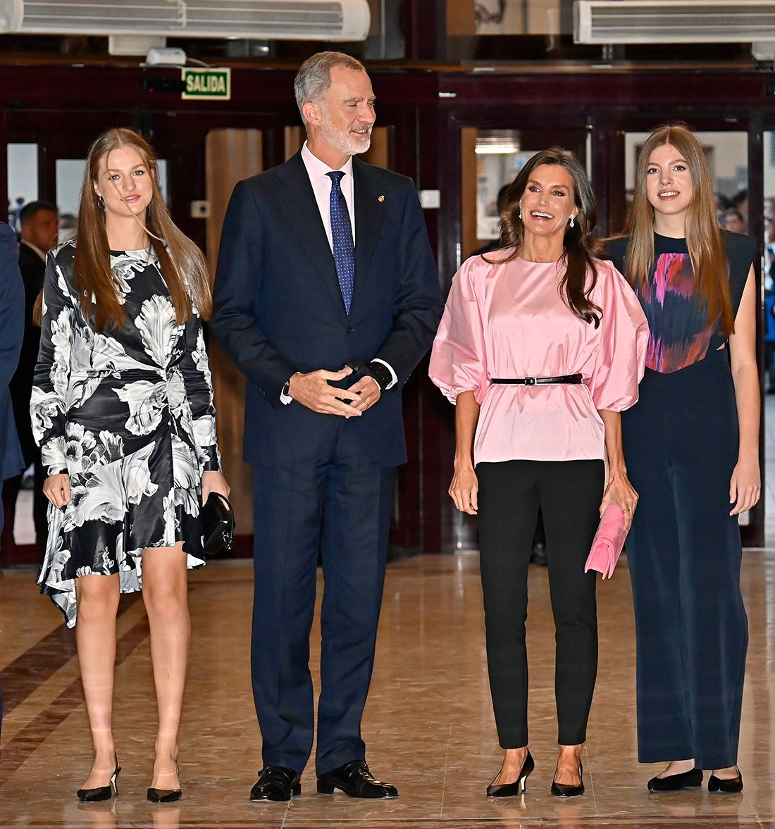 La familia real en el concierto de 2023