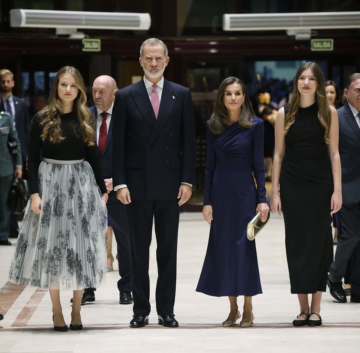 La familia real en el concierto de 2024