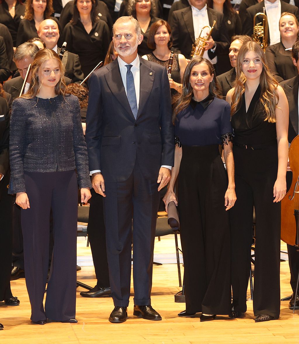 La familia real en el concierto de 2025